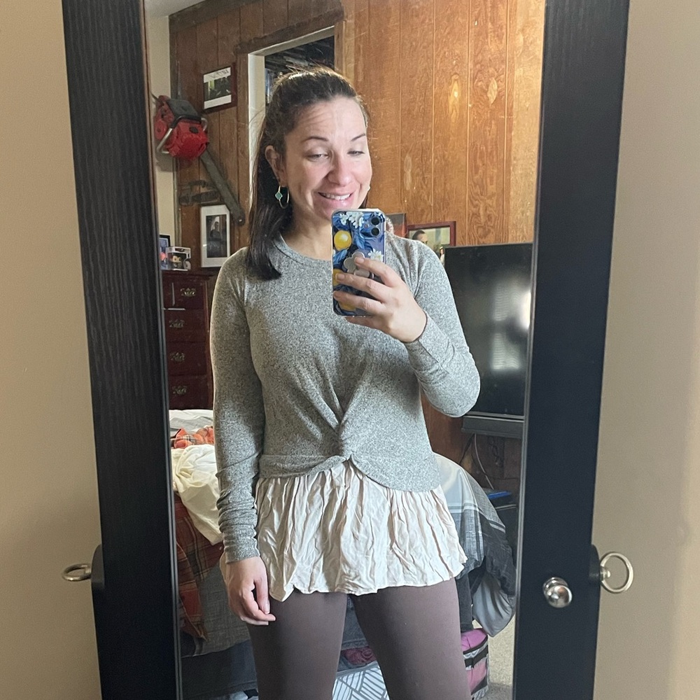 NWOT Daytrip crisscross  sweater top
